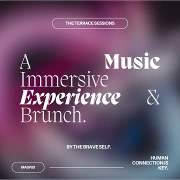 Cover Image for The Terrace Sessions: A Music Immersive Experience + Brunch in Madrid for Global Creatives & Visionaries