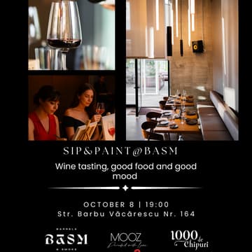 Cover Image for Sip&Paint @ BASM - Wine tasting, good food and good mood