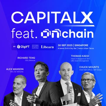 Cover Image for CapitalX feat. ONCHAIN by DigiFT, Saison Capital, Libeara
