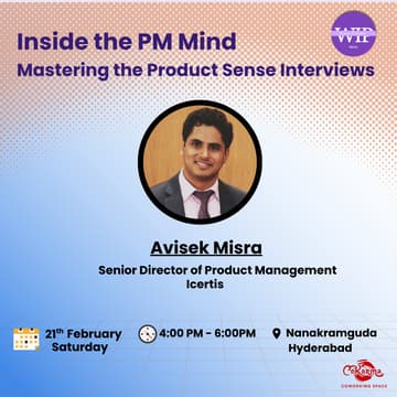 Cover Image for Inside the PM Mind: A product sense workshop