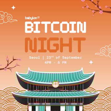 Cover Image for Bitcoin Night | Seoul