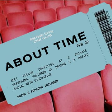Cover Image for Brussels | Ciné Club for Creatives: About Time,  screening & social