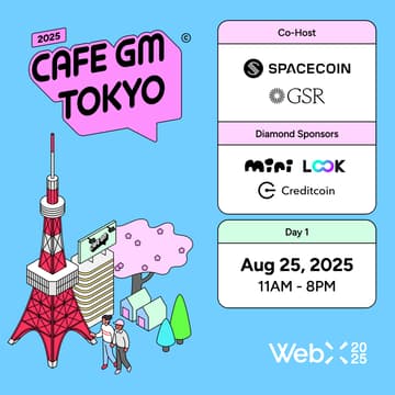 Cover Image for Cafe GM by Spacecoin & GSR - DePIN & RWA & Web3 | Day1