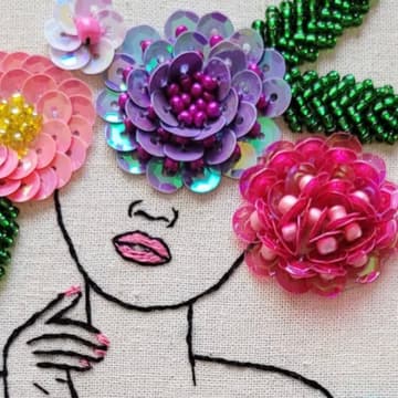 Cover Image for Ciclo de Bordado: Flores en Pedrería | Duoc UC A Puertas Abiertas