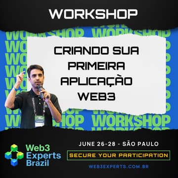 Cover Image for Workshop: Criando sua Primeira Aplicação Web3