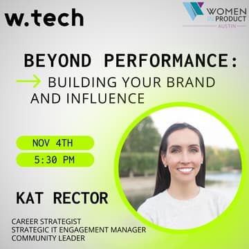 Cover Image for Beyond Performance: Building Your Brand and Influence