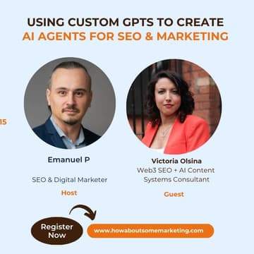 Cover Image for Using Custom GPTs to create AI Agents for SEO & Marketing