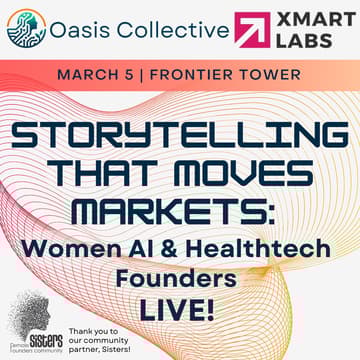 Cover Image for Storytelling that Moves Markets: Women AI & Healthtech Founders LIVE! - Open Registration