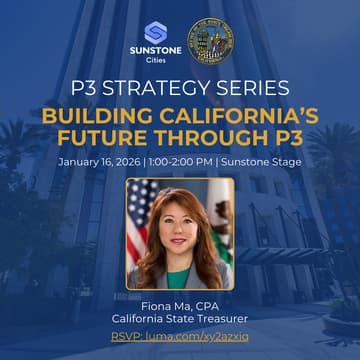 Cover Image for P3 Strategy Series feat. Fiona Ma, CPA, California State Treasurer