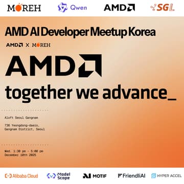 Cover Image for AMD AI Developer Meetup Korea with Moreh