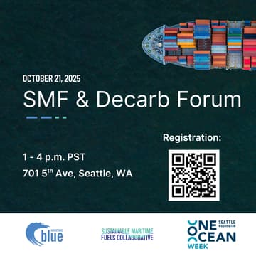 Cover Image for Sustainable Maritime Fuels & Decarbonization Forum