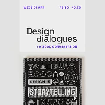 Cover Image for Design Dialogues Book Club · A conversation on “Design is Storytelling”