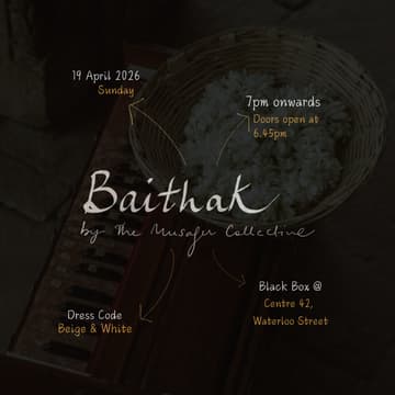 Cover Image for Baithak by The Musafir Collective | 19 April, 3PM