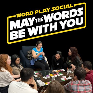 Cover Image for Word Play Social: May the Words Be With You