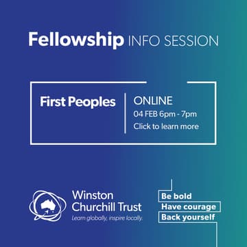 Cover Image for Churchill Fellowship information session: First Peoples
