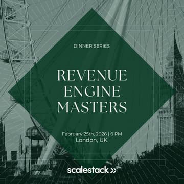 Cover Image for Revenue Engine Masters Dinner Series - London Edition