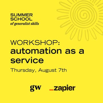 Cover Image for Automation as a service 🌀🌞 Summer School of Generalist Skills