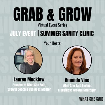 Cover Image for Grab & Grow | Summer Sanity Clinic