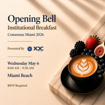 Cover Image for Opening Bell: Institutional Breakfast: Consensus Miami 2026