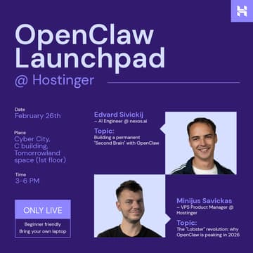 Cover Image for 🦞 OpenClaw Launchpad @ Hostinger
