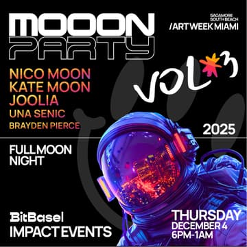 Cover Image for MOOON.PARTY @ BITBASEL MIAMI ART WEEK