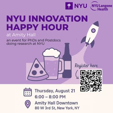 Cover Image for NYU Innovation Happy Hour @ Amity Hall