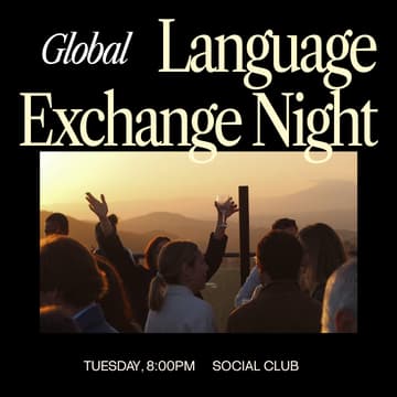 Cover Image for Global Language Exchange Night @ Circles House