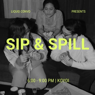 Cover Image for Liquid Convo | 20s to 30s