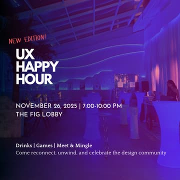 Cover Image for UX Happy Hour Bangkok - Nov 2025 Edition