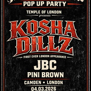 Cover Image for Pop Up Purim Party With Kosha Dillz