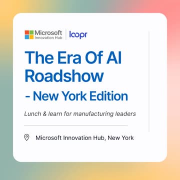 Cover Image for [New York] LooprAI | Microsoft: The Era of AI Show