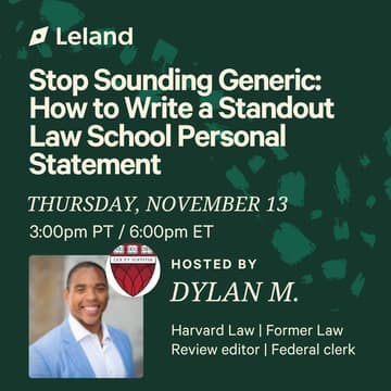 Cover Image for Stop Sounding Generic: How to Write a Standout Law School Personal Statement