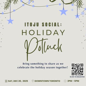 Cover Image for December Itoju Social: Holiday Potluck