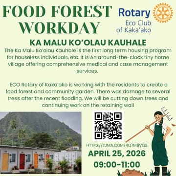 Cover Image for Food Forest Workday at Ko'olau Kau Hale