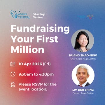 Cover Image for AngelCentral Startup Series: Fundraising Your First Million