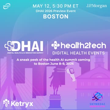 Cover Image for The Future of Health AI: Augmenting Intelligence, Automating Operations & Extending Life — A Health2Tech Boston Preview Event for DHAI 2026