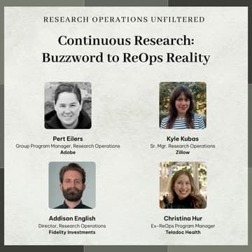Cover Image for Continuous Research: Buzzword to ReOps Reality