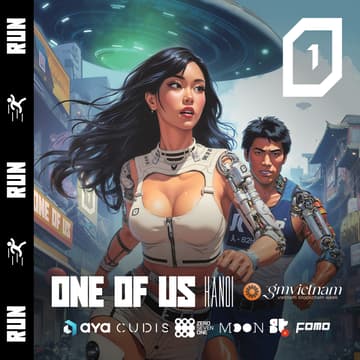 Cover Image for ONE OF US Run & Coffee // Aya, Cudis, 071Labs, Moonring, Superteam Vietnam, FOMO