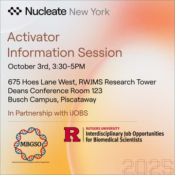 Cover Image for Nucleate NY Activator Info Session - Rutgers