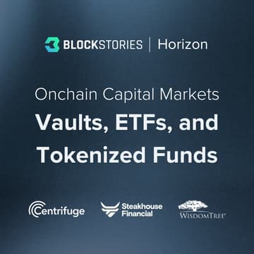 Cover Image for Webinar: Onchain Capital Markets: Vaults, ETFs, and Tokenized Funds
