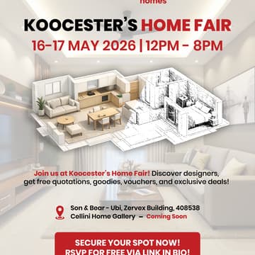 Cover Image for Koocester Home Fair @ The Centrepoint / Ubi, Zervex Building