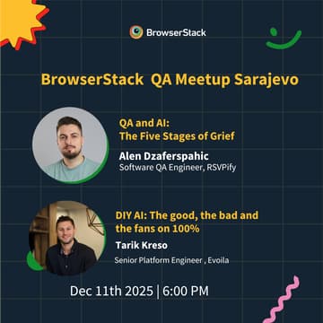 Cover Image for Sarajevo QA & AI Community Meetup