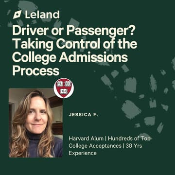 Cover Image for Driver or Passenger? Taking Control of the College Admissions Process