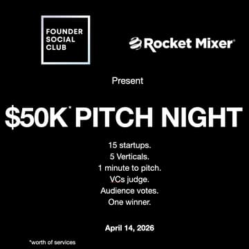 Cover Image for ⚡ The 60-Second Showdown | $50K+ Pitch Competition in services