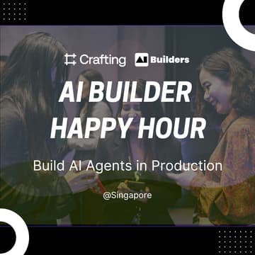 Cover Image for AI Builder Happy Hour ft. Crafting.dev