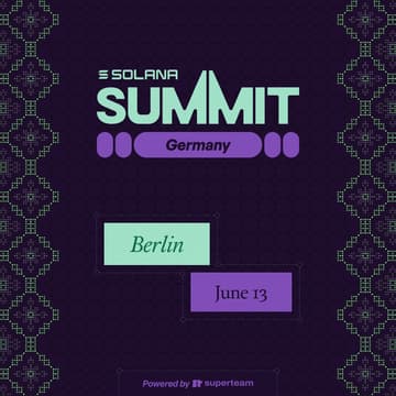 Cover Image for Solana Summit Germany