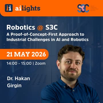 Cover Image for aiLights - Robotics @ S3C: A Proof-of-Concept-First Approach to Industrial Challenges in AI and Robotics