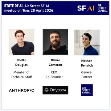 Cover Image for Air Street SF AI meetup