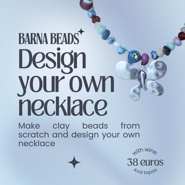 Cover Image for Clay workshop: Create your own necklace with wine and tapas🍷✨