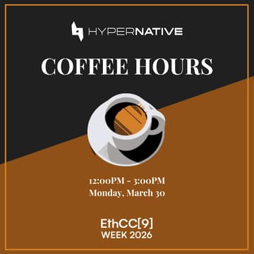 Cover Image for Hypernative Coffee Hours - Monday EthCC